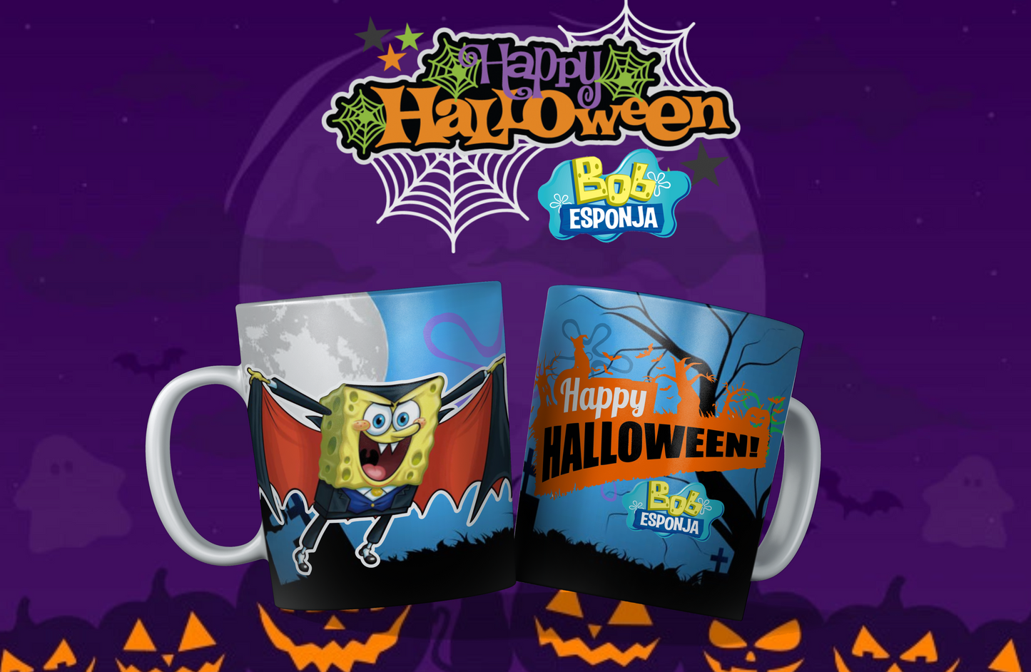 Caneca Personalizada Halloween