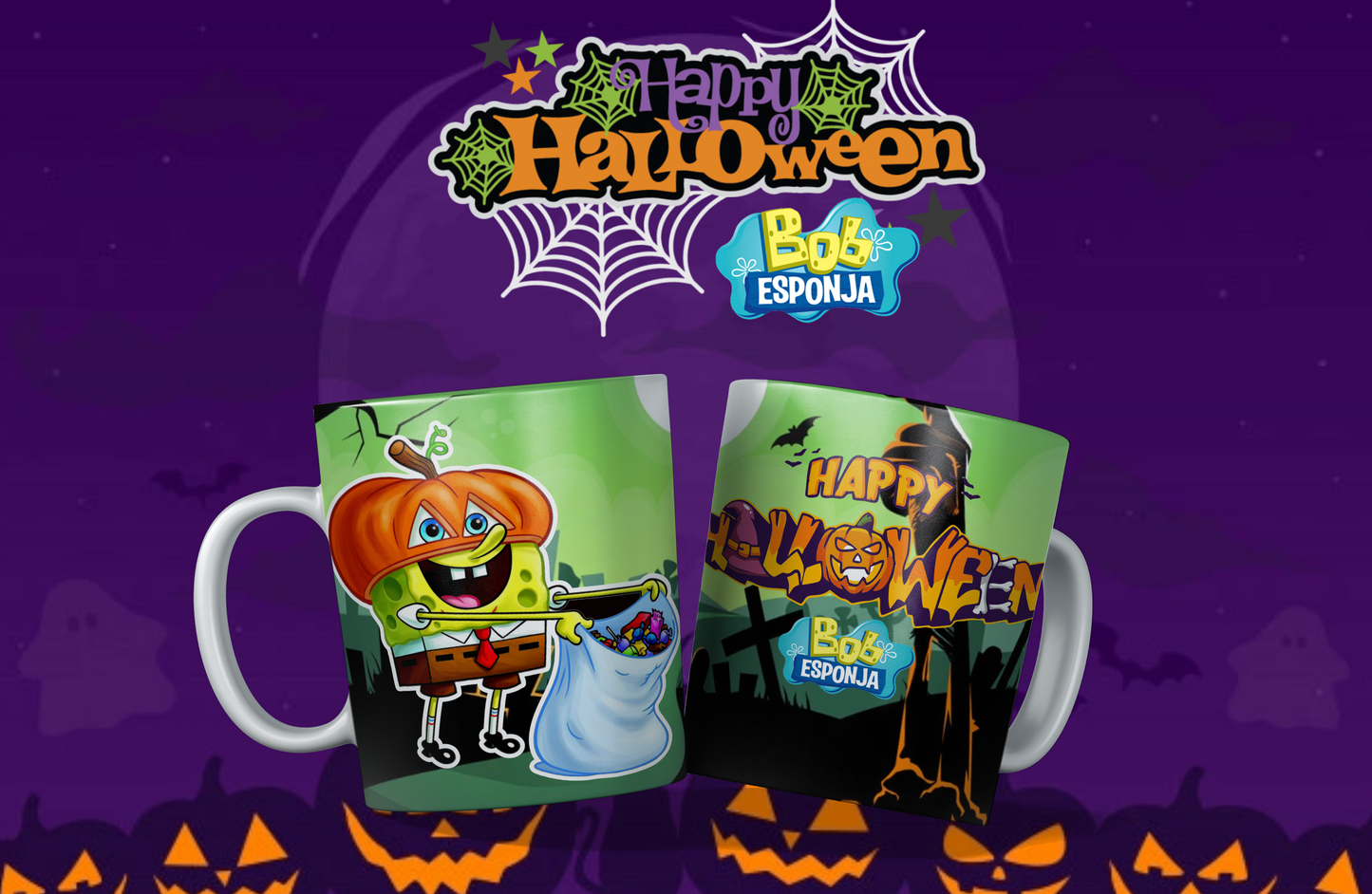 Caneca Personalizada Halloween